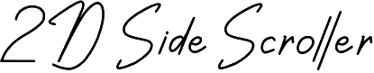 2D Side Scroller title